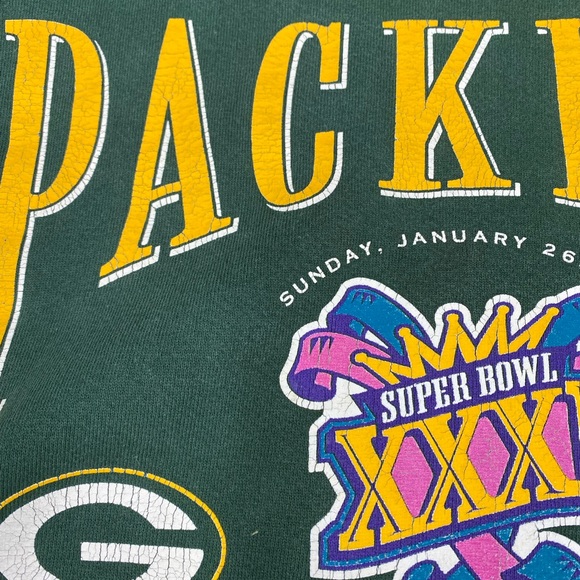 Packers Super Bowl VTG 1996 Large Sweatshirt - Picture 6 of 8